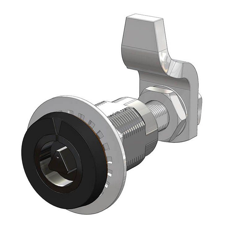 E3 COMPRESSION LATCH 7mm SQUARE DRIVER (BLACK) Compartment Locks NZ Parts Online Ltd